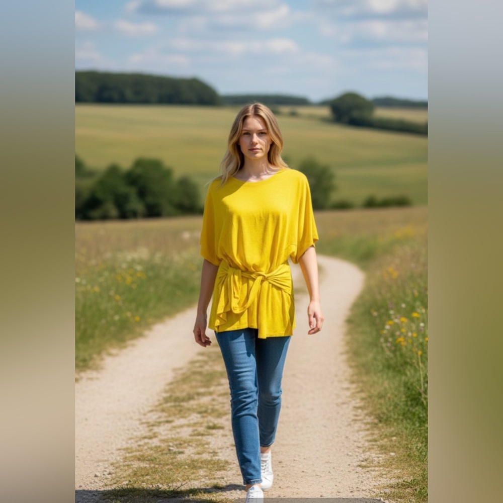 BCBG Yellow Women's‎ Top